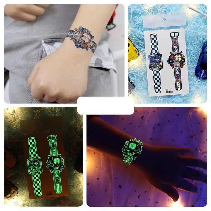 Lisslune | Luminous, washable watch tattoo stickers