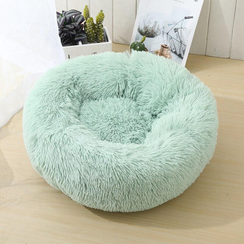 Lisslune | Luxury Plush Round Pet Bed - Cozy Retreat for Cats and Dogs