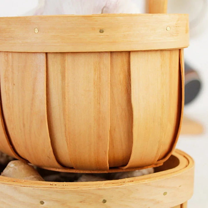 Lisslune | French Market Handcrafted Wooden Basket