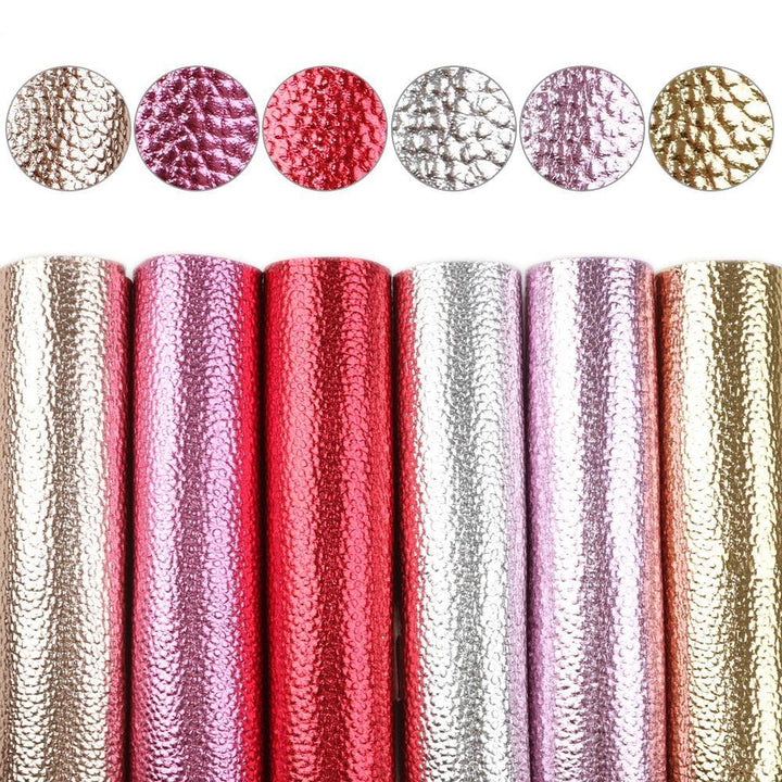 Lisslune | Sparkling Synthetic Leather Craft Set with Innovative Cutting Techniques
