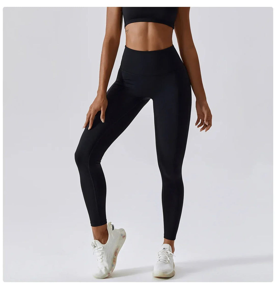 Lisslune | Breathable Push-Up Yoga Leggings with Peach Lift