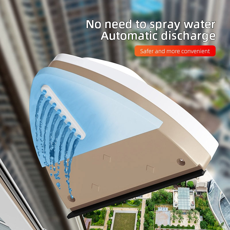 Lisslune | Automatic Water Discharge Magnetic Window Cleaner Gadget