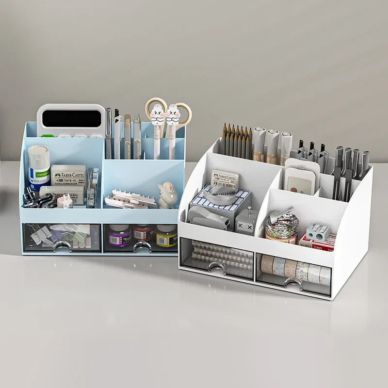 Rynx | Office desk storage box organizer transparent small drawer storage cabinet student desk stationery knick-knack organizer boxes