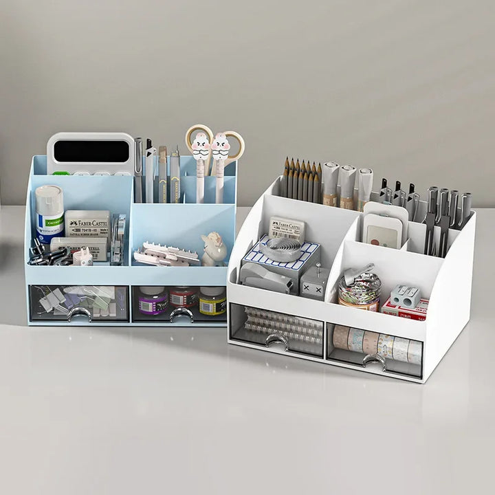Rynx | Office desk storage box organizer transparent small drawer storage cabinet student desk stationery knick-knack organizer boxes