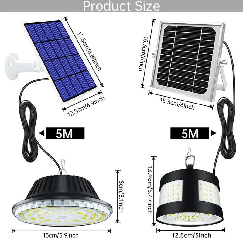 Lisslune | Eco Solar Panel Outdoor Waterproof Light System