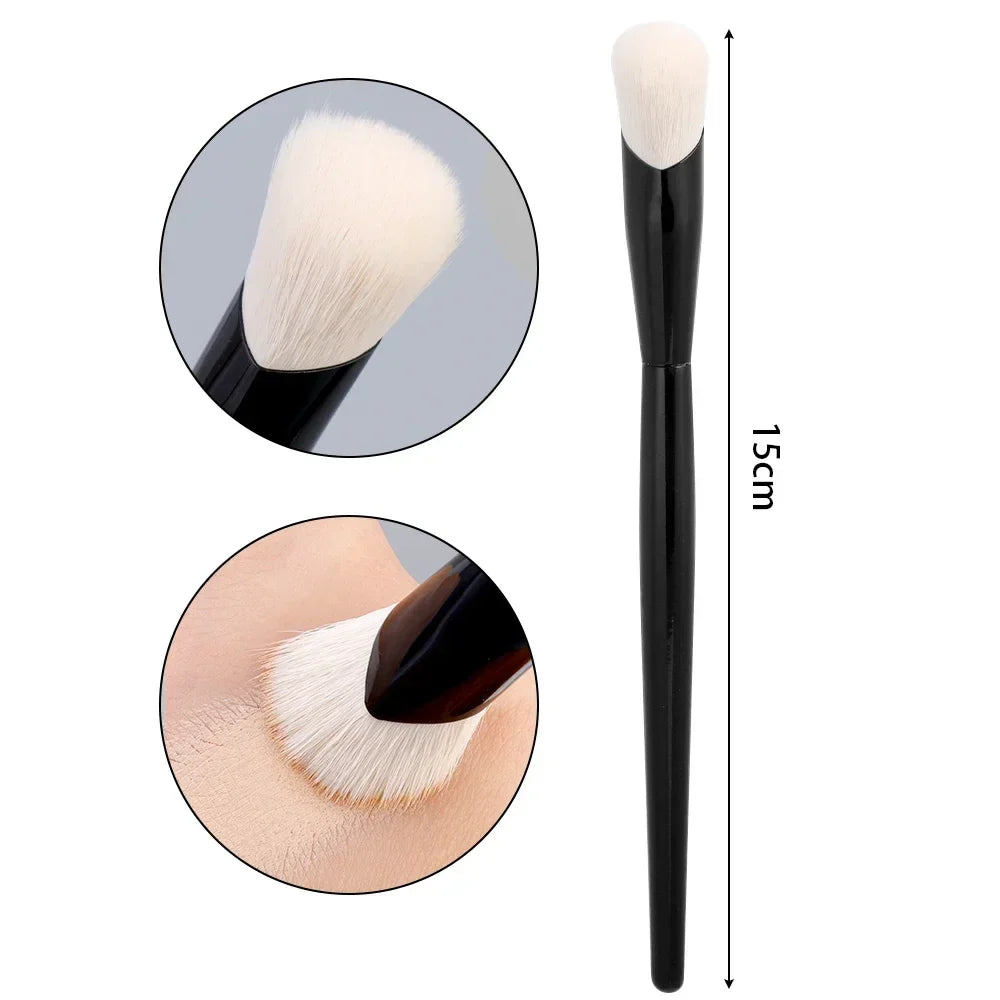 Rynx | Triangle Foundation Concealer Brush Angled Face Contouring Highlighter Brush Cover Under-Eye Dark Circles Makeup Brush Tools