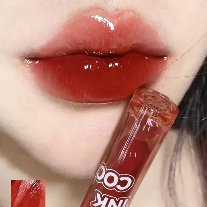 Rynx | Mirror Water Lip Gloss Liquid Lipstick Long-lasting Moisturizing Jelly Tint Korean Makeup Lip Balm Women's Beauty Korean Cosmetics
