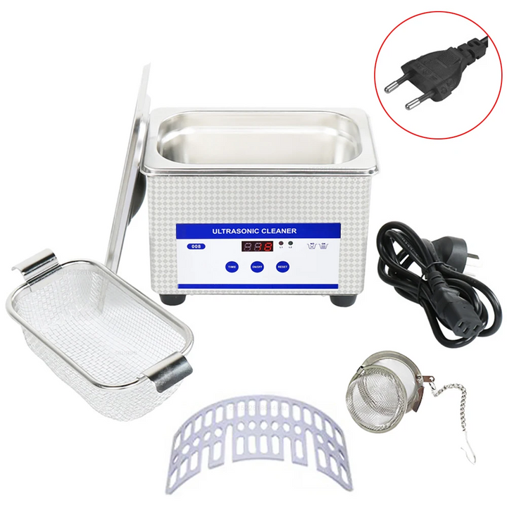 Lisslune | Ultrasonic Glasses Cleaner 40kHz Stainless Steel Jewellery Cleaning Machine – ClearWave
