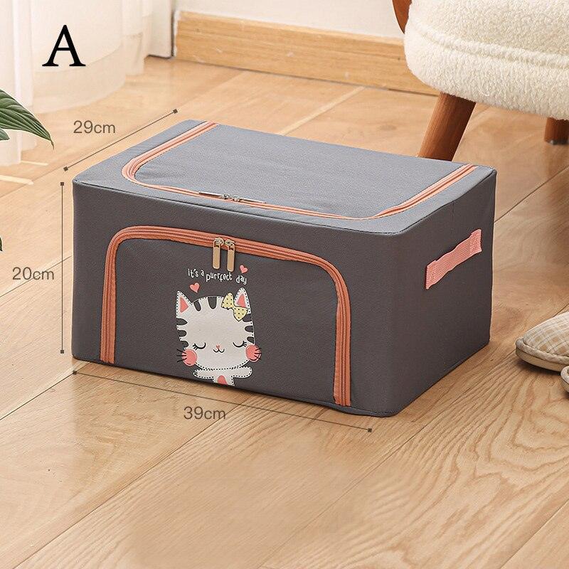 Lisslune | 22L Waterproof Storage Organizer for Clothes & Blankets - Durable Oxford Fabric