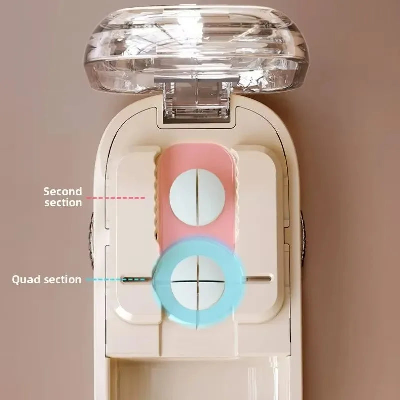 Lisslune | Pocket Size Dustproof Pill Cutter Organizer