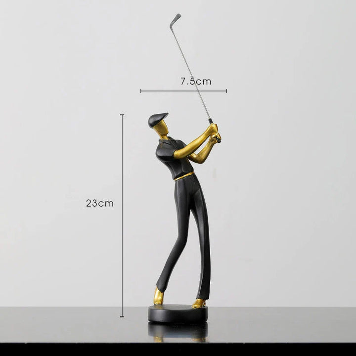 Lisslune | TeeStance - Elegant Golf Pose Sculpture