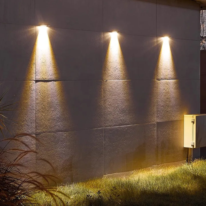 Lisslune | EcoRadiance Solar Accent Lights 2-Piece Set | Outdoor Lighting | Energy Efficient | Decorative Light for Garden & Terrace
