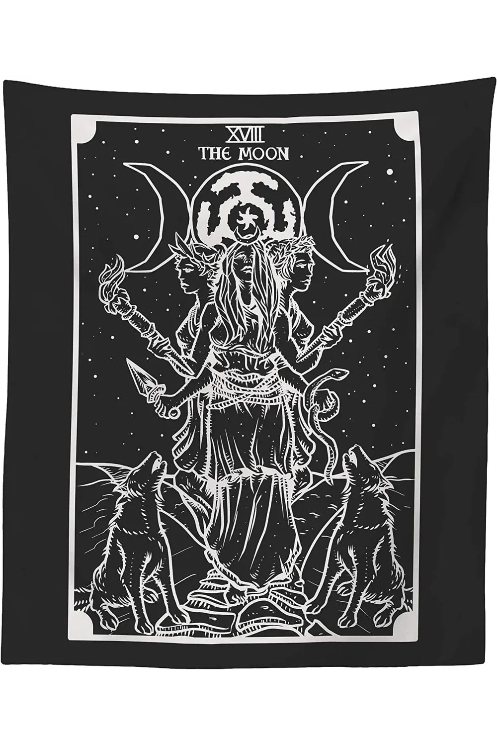 Lisslune | Triple Moon Tapestry
