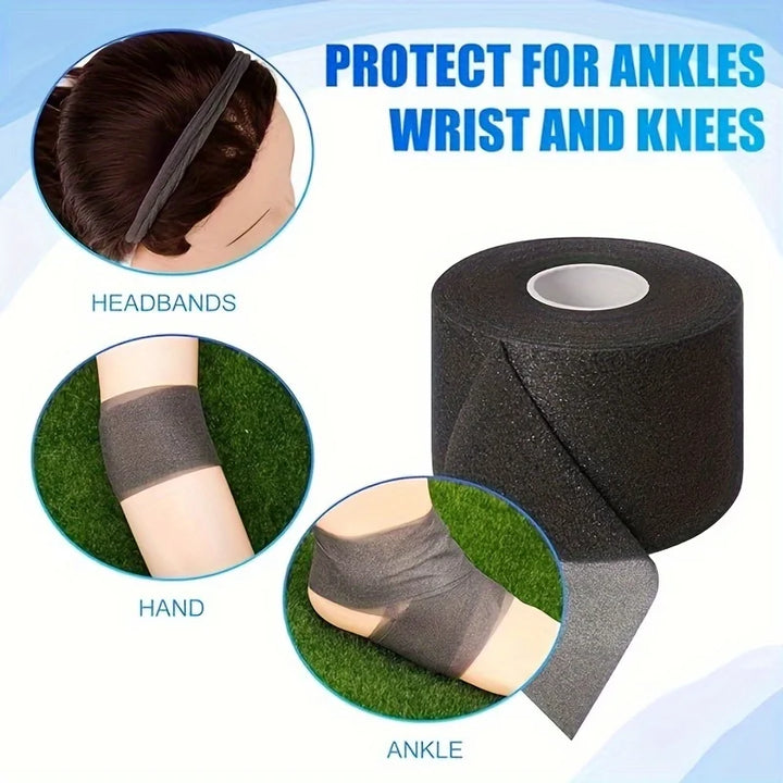 Rynx | 1 roll sports tape white patch band self-adhesive bandages elastic tape flexible stretch bandages for sports knee, wrist sprain