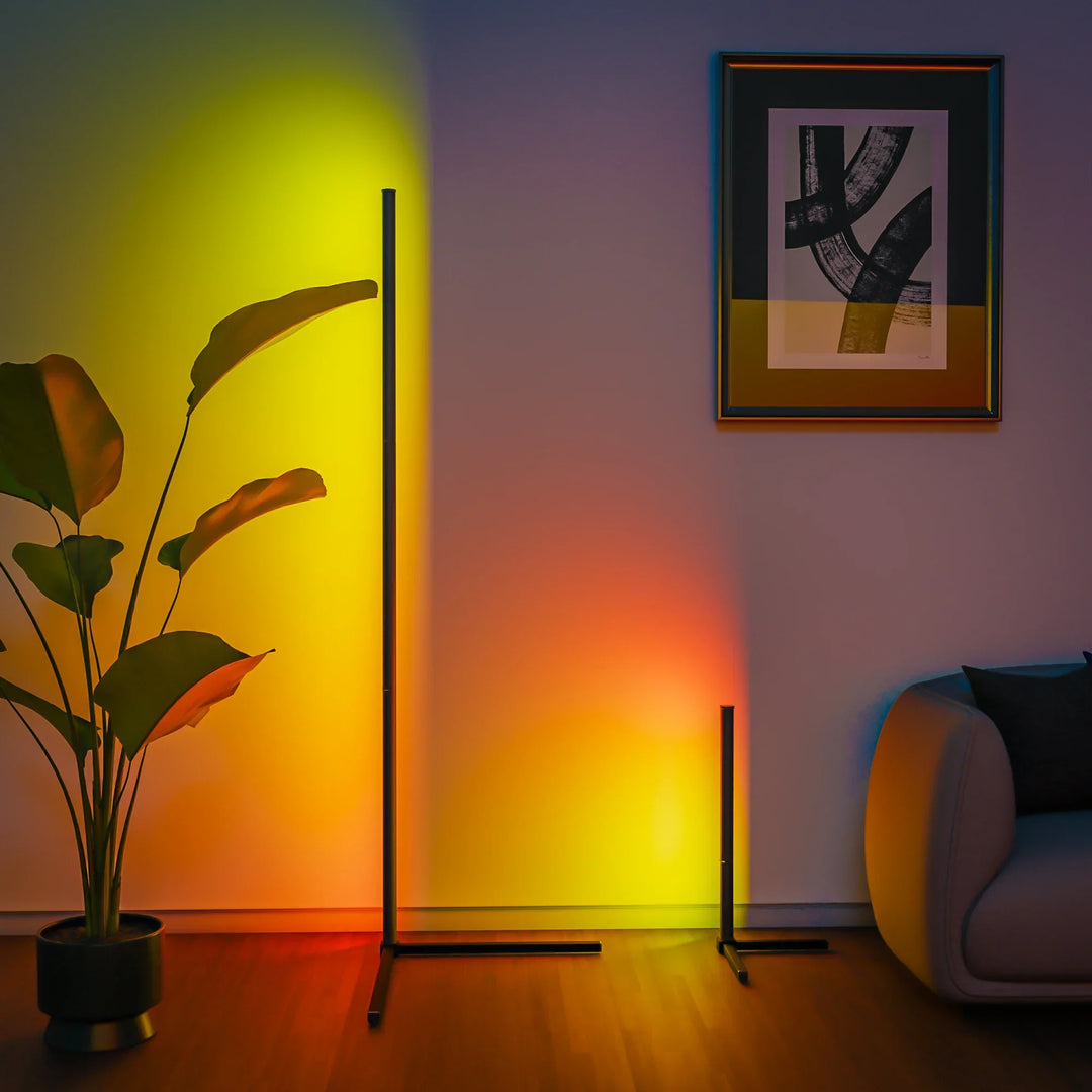 Lisslune | Smart RGB Floor Lamp - 16 Million Color Changing Mood Light