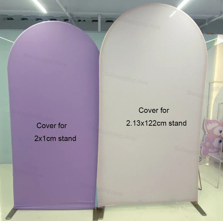 Rynx | 2X1M Arch Background Covers Photography Background Wedding Birthday Party Decoration Double-Sided Elastic Fabric Cover