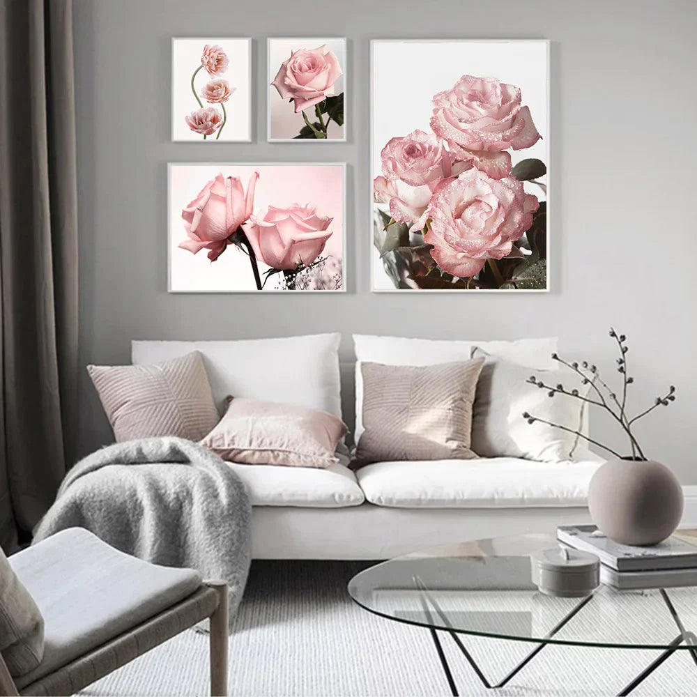 Lisslune | Rose Canvas Poster