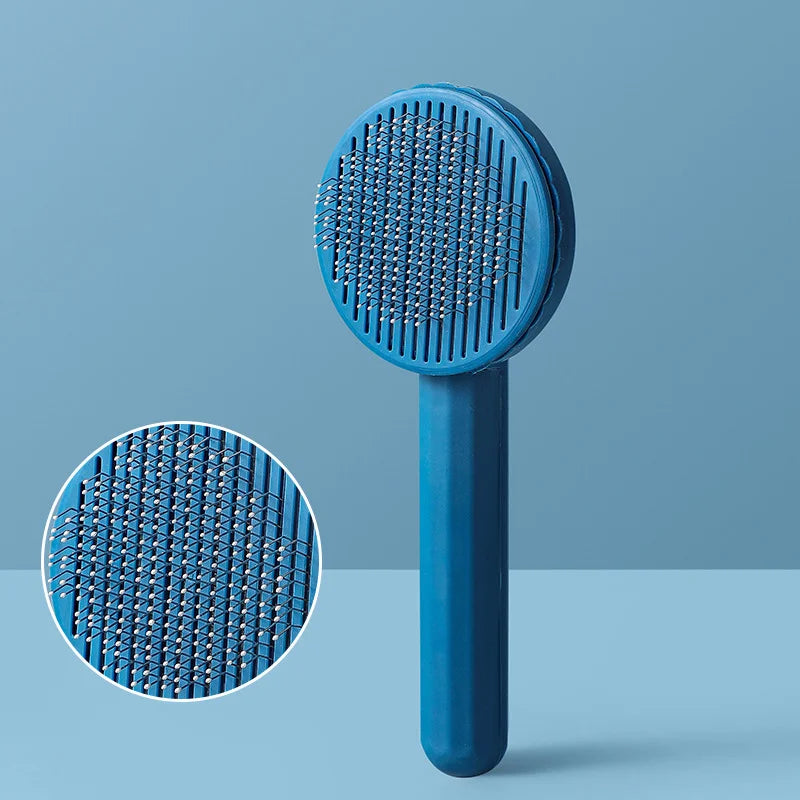 Rynx | Care Pet Hair Remover Brush Cat Dog Hair Comb Removes Comb Short Massager Pet Supplies for Cats Dog Brushes Accessories