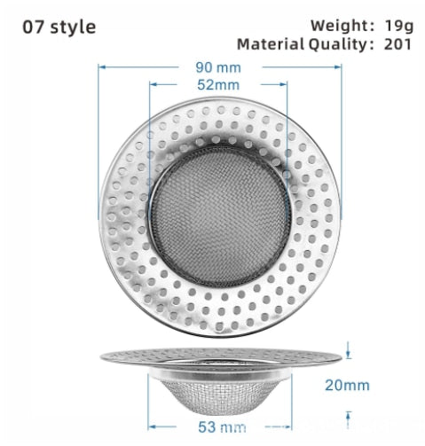 Lisslune | Stainless Steel Sink Drain Catch All Strainer