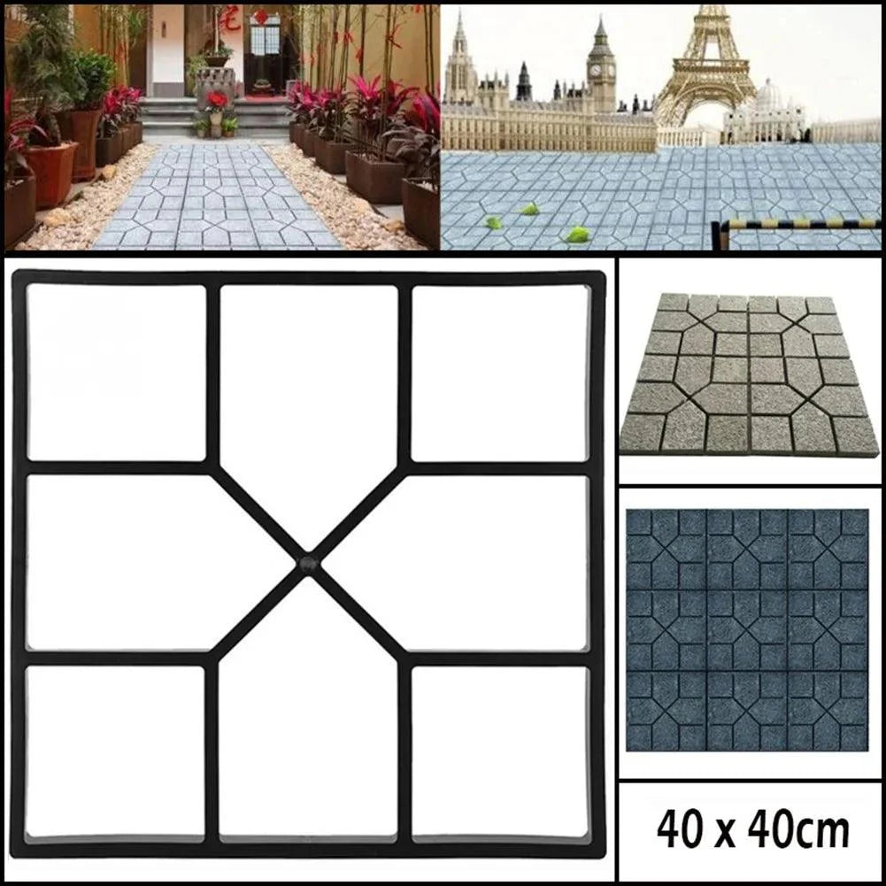 Lisslune | Versatile DIY concrete path mold for personalized garden paths and driveways