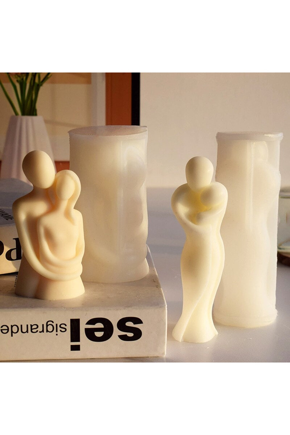 Lisslune | Couple Portrait Candle Shape
