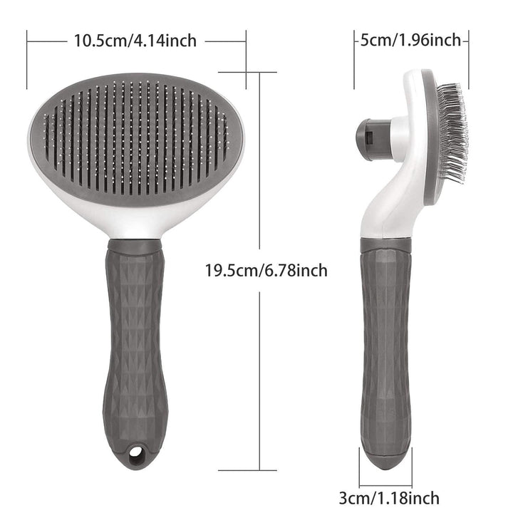 Lisslune | Revolutionary Self-Cleaning Pet Grooming Brush for Dogs and Cats - Effortlessly Remove Tangles!