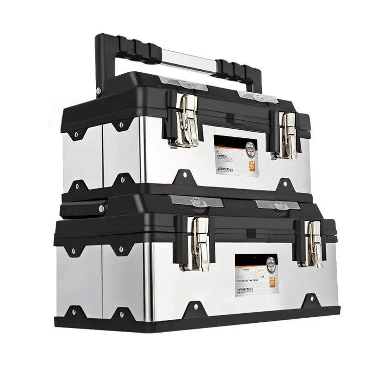 Lisslune | Elite Stainless Steel Toolbox with dual secure storage and innovative safety features