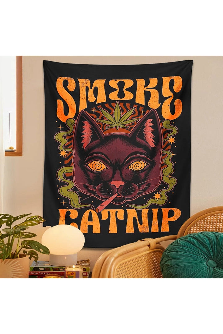 Lisslune | Catnip Psychedelic Tapestry