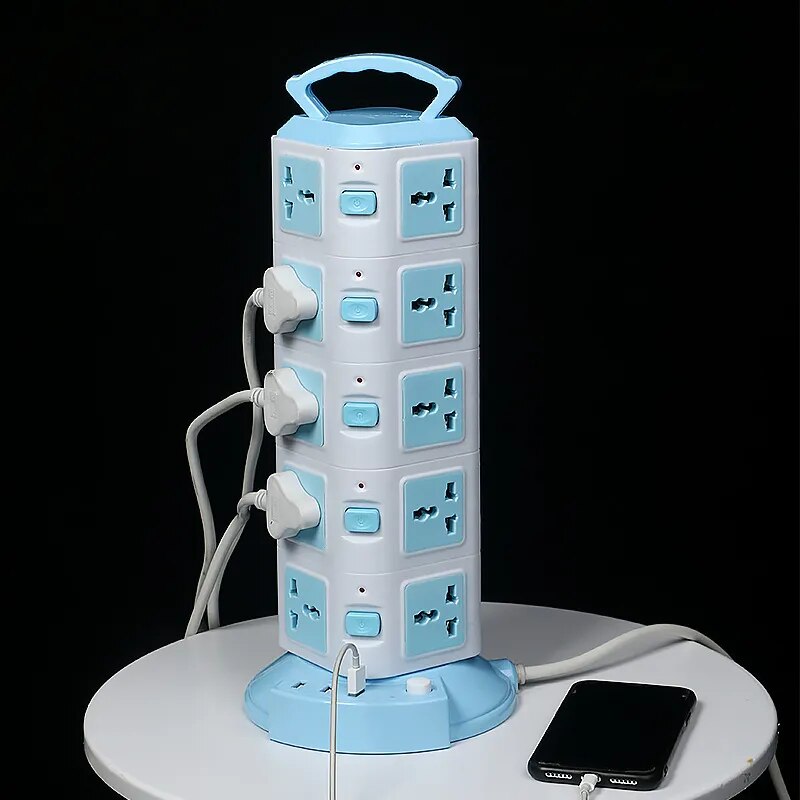 Lisslune | Tower Design Surge Protector Vertical Power Strip