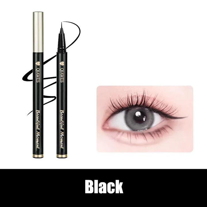 Rynx | Ultra-fine liquid eyeliner waterproof glitter matte black brown shimmering eyeliner lying silk moth pencil eye beauty party makeup tools