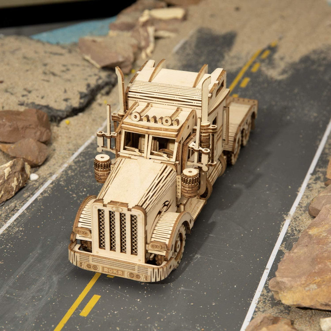 Lisslune | Historical 3D Wooden Army Jeep Model Kit for DIY Enthusiasts
