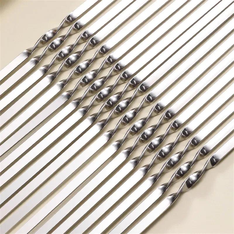 Lisslune | Ultimate Stainless Steel Skewer Set for Perfect Outdoor Grilling