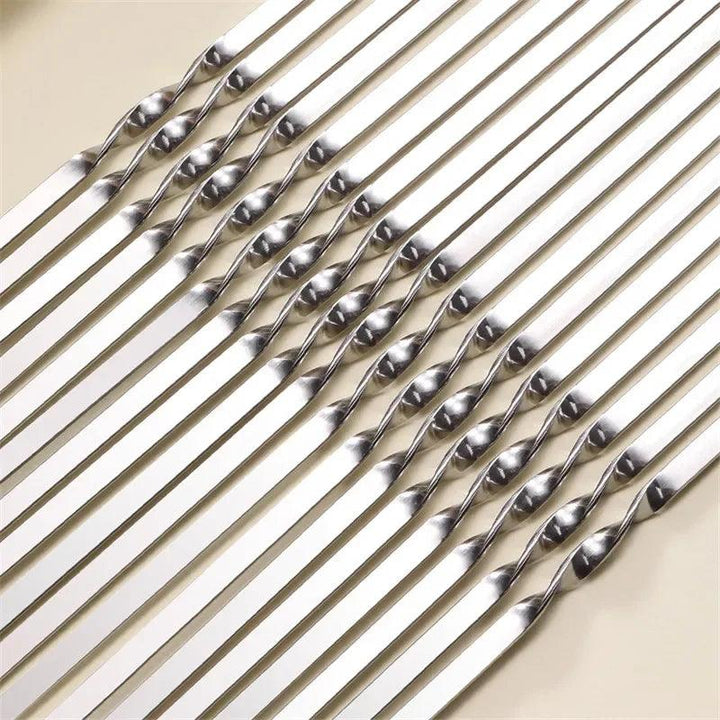 Lisslune | Ultimate Stainless Steel Skewer Set for Perfect Outdoor Grilling