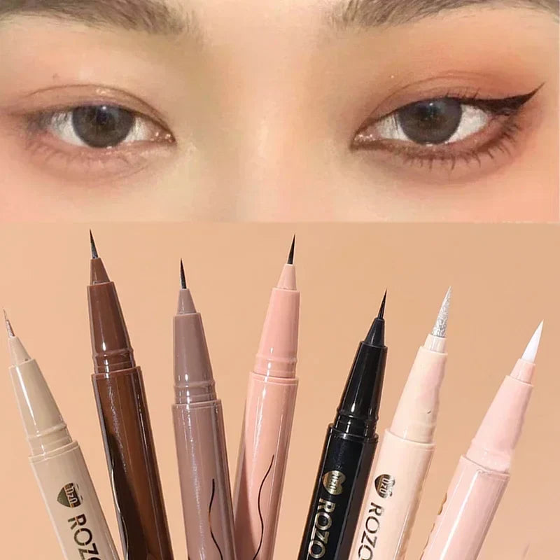 Rynx | 7 Colors Matte Glitter Eyeliner Pencil Waterproof Diamond Champagne Gold Brightening Lying Silk Worm Highlighter Eyeliner Eye Makeup