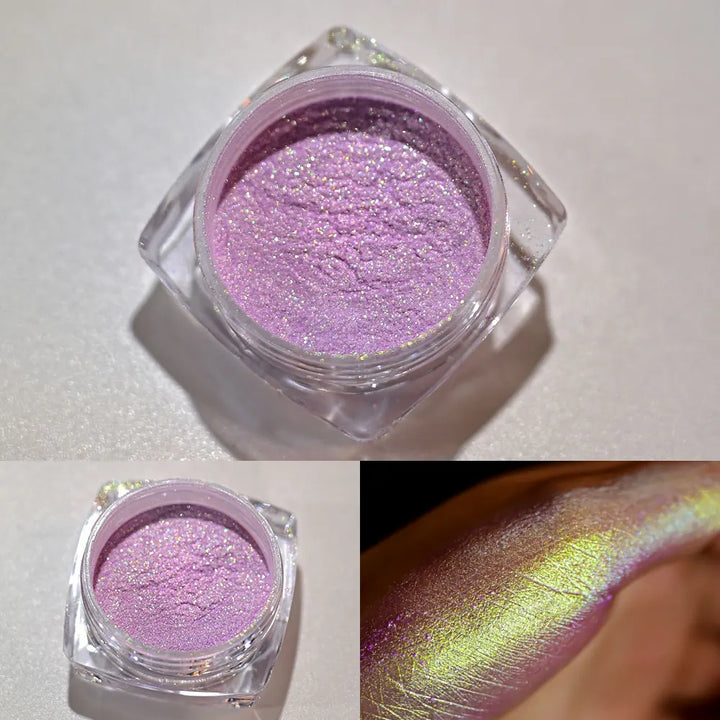 Rynx | 1Box Chameleon Polarized Neon Nail Art Powder Aurora Chrome Mica Pigment Dust Pearl For Makeup Eyeshadow Manicure Powder