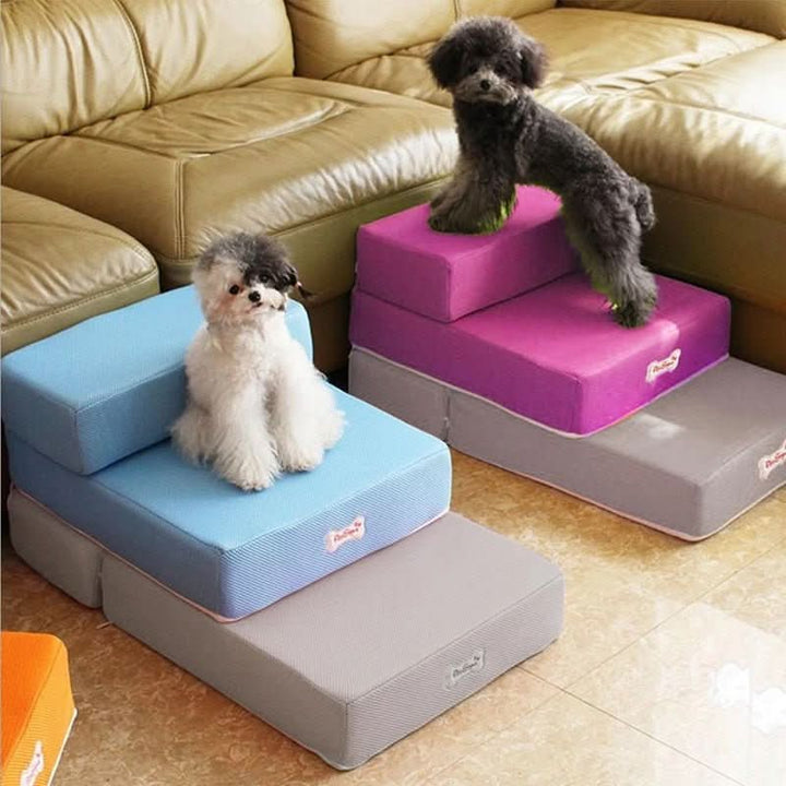 Lisslune | DOGSTEP PRO – Luxury Dog Stair for Joint-Friendly Climbing onto Sofa & Bed