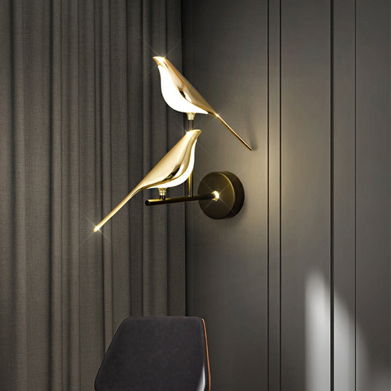 Lisslune | Modern Nordic Wall Bird Lamp