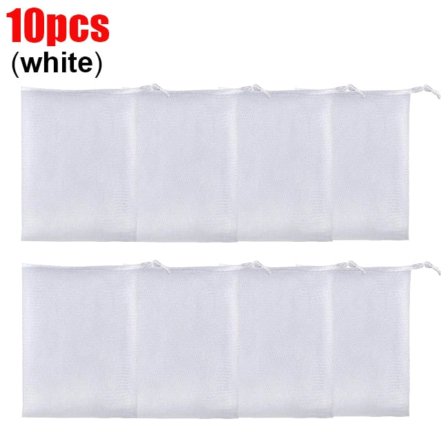 Lisslune | 10Pcs Hangable Soap Organizer Mesh Bag