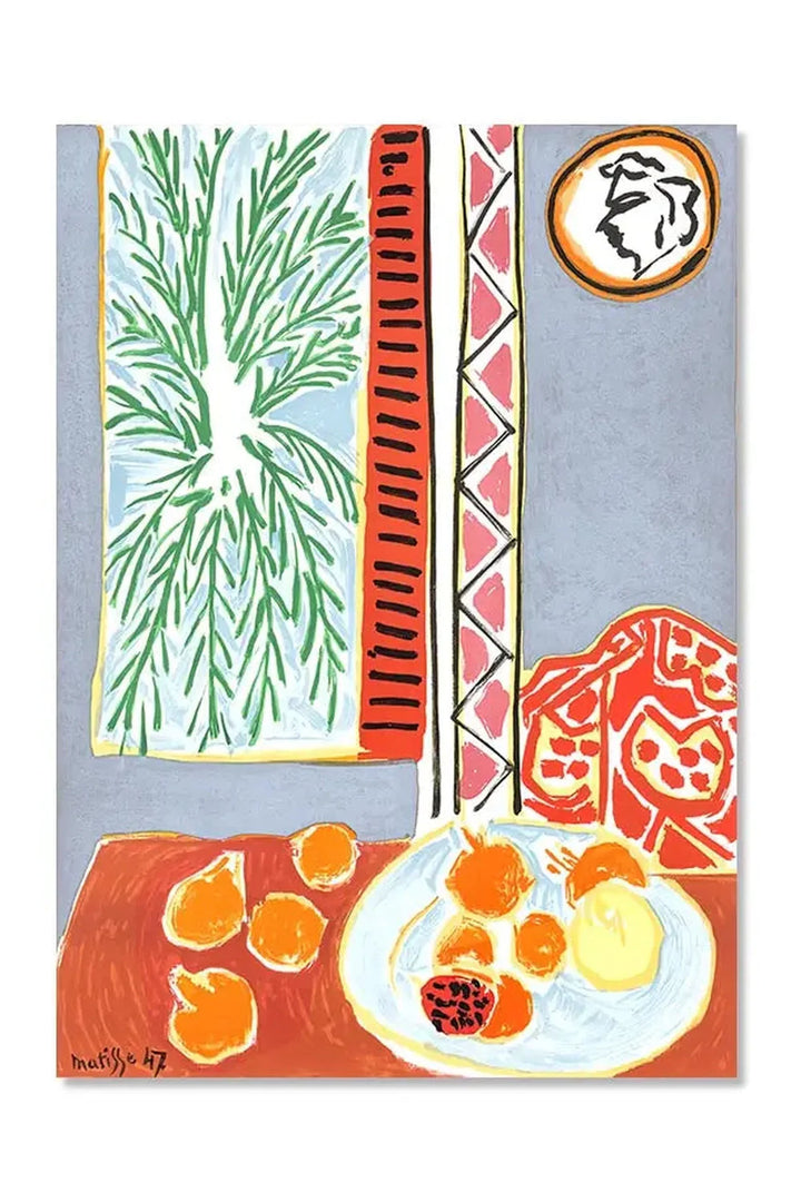 Lisslune | Aesthetic Matisse Retro Canvas Poster