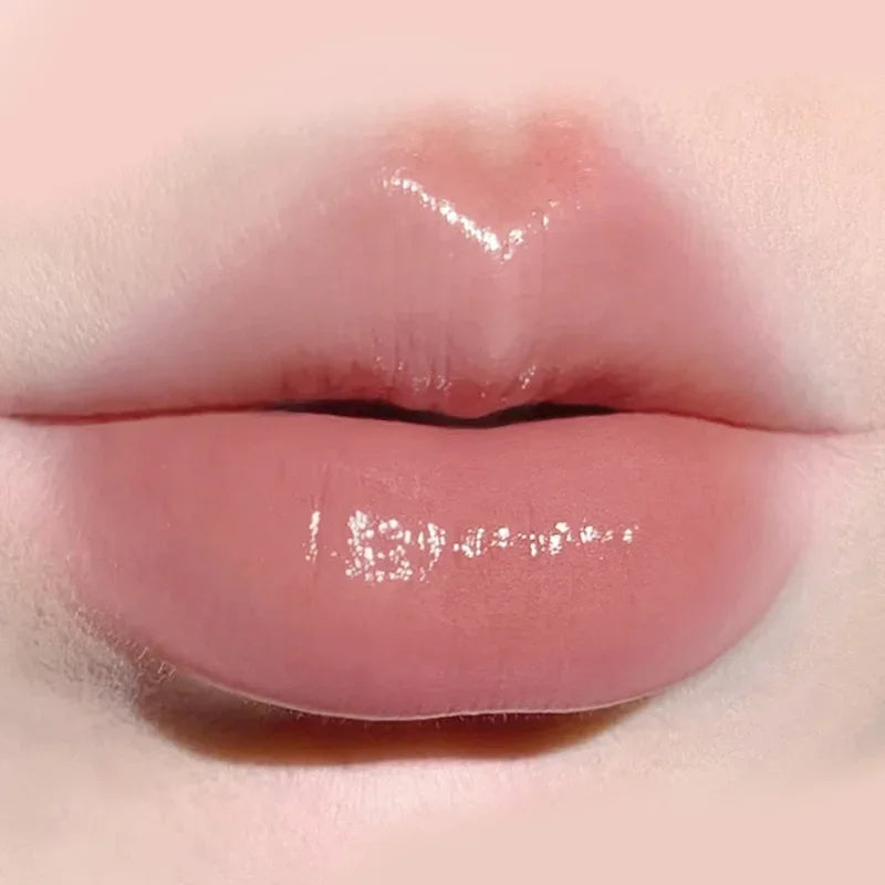 Rynx | 9 Colors Gel Lipstick Moisturizing Mirror Water Light Solid Lip Gloss Glass Tea Russet Lip Coating Tint Makeup Cosmetics Beauty