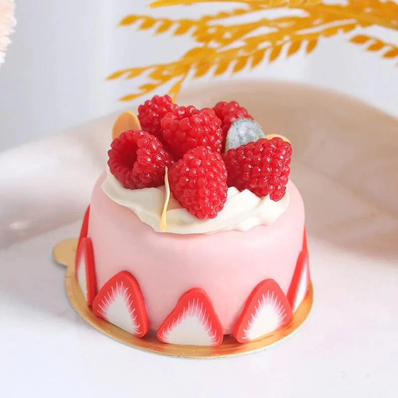 Lisslune | Realistic Synthetic Fruit Cake Model for Home Decor and Photography - 1 pc. FCYY-MIX2