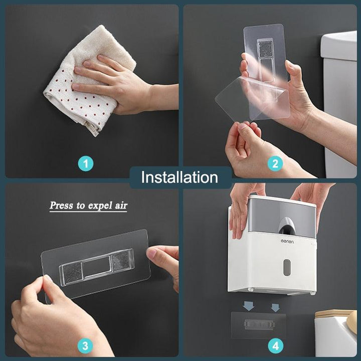 Lisslune | Chic Moisture-Resistant Toilet Paper Holder for Modern Bathrooms