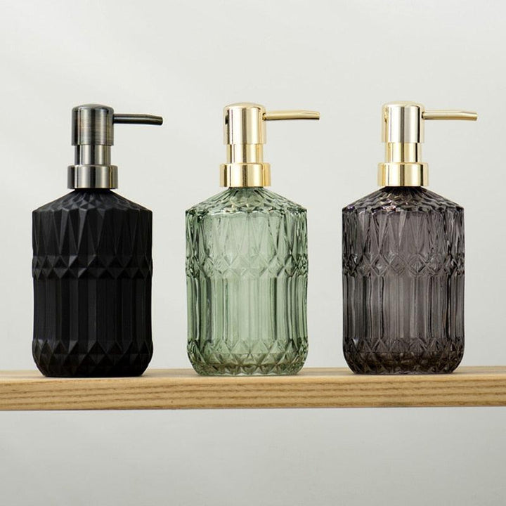 Lisslune | Chic Minimalist Glass Soap Dispenser - Elevate Your Bathroom Style