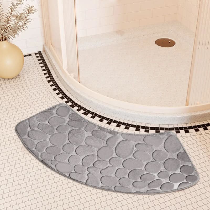 Lisslune | Curved Non-Slip Bathroom Mat with Ergonomic Design