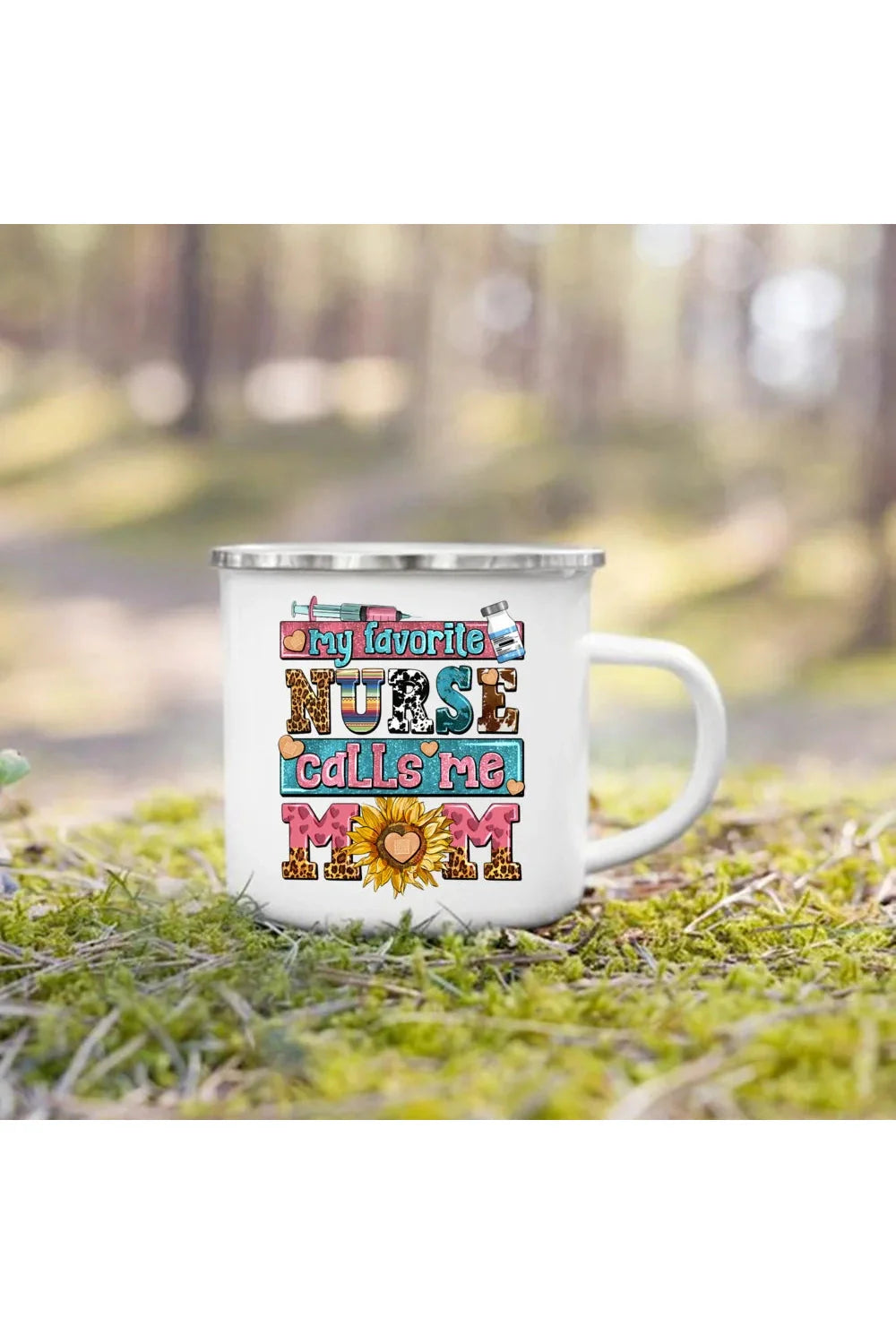 Lisslune | Life Enamel Coffee Mug