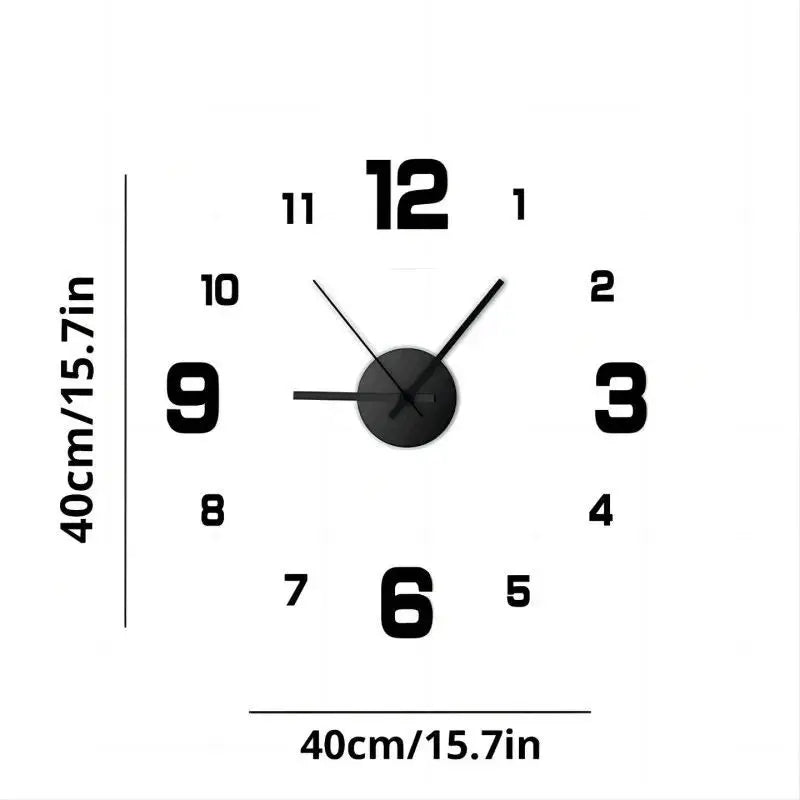 Lisslune | Creative frameless wall clock