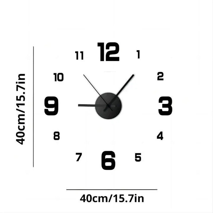 Lisslune | Creative frameless wall clock