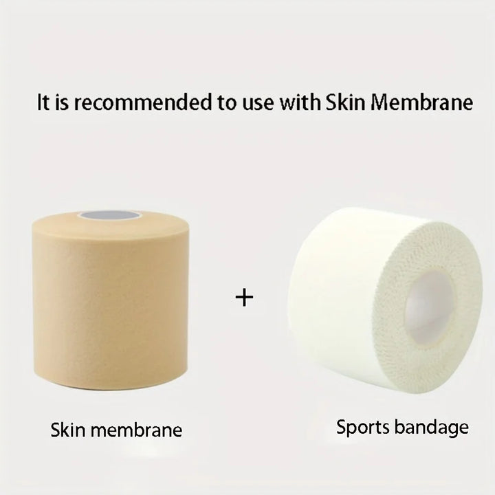 Rynx | White sports bandage and skin membrane, self-wrapping bandages, elastic tape, flexible stretch bandages for sports, knee, wrist sprains