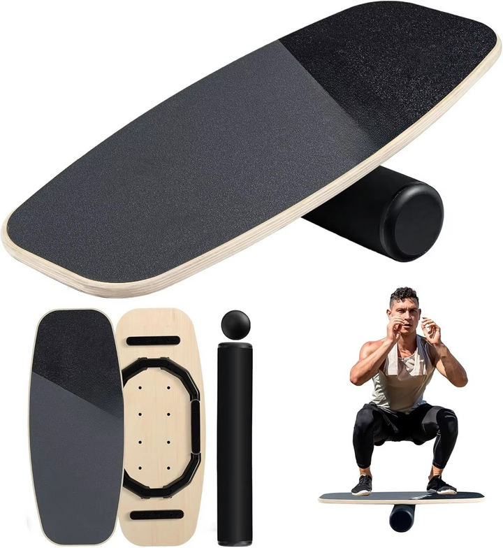 Lisslune | 2-in-1 Balance Board Set with Roller & Ball – 9 Adjustable Modes Surf & Wobble Trainer