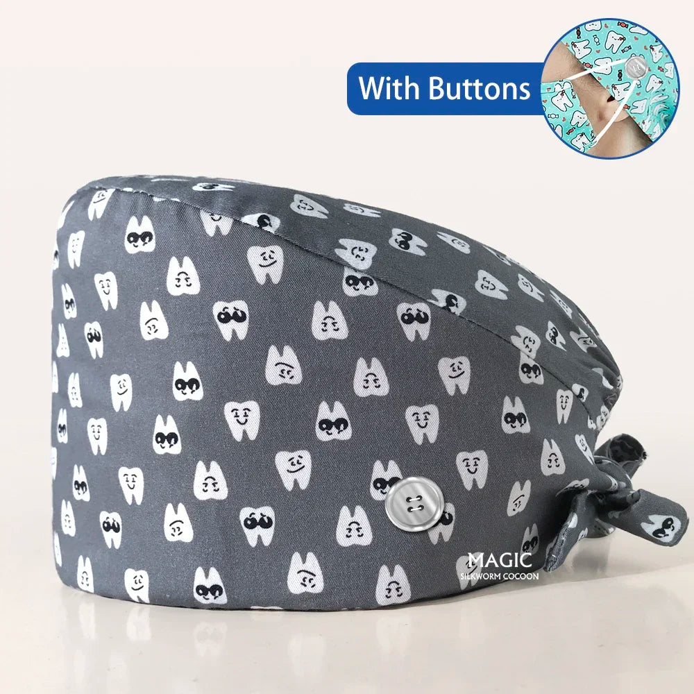 Lisslune | Tooth pressure customizable medical hats for dental and caregiving use